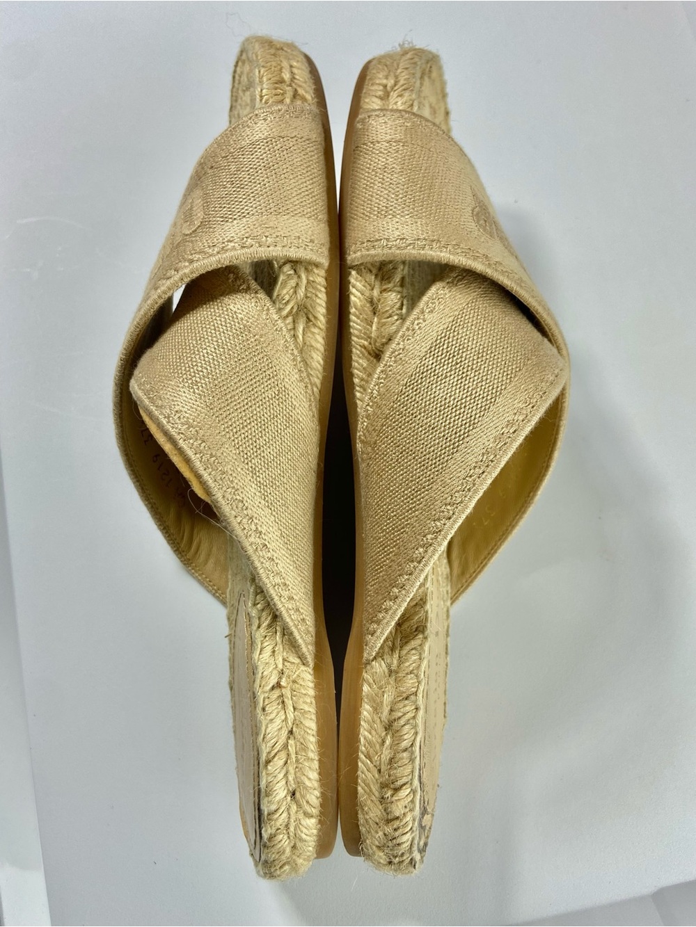 Christian Dior Granville Espadrille Slides Sandals Slides Natural 37.5/7.5 [CH] - Picture 8 of 15